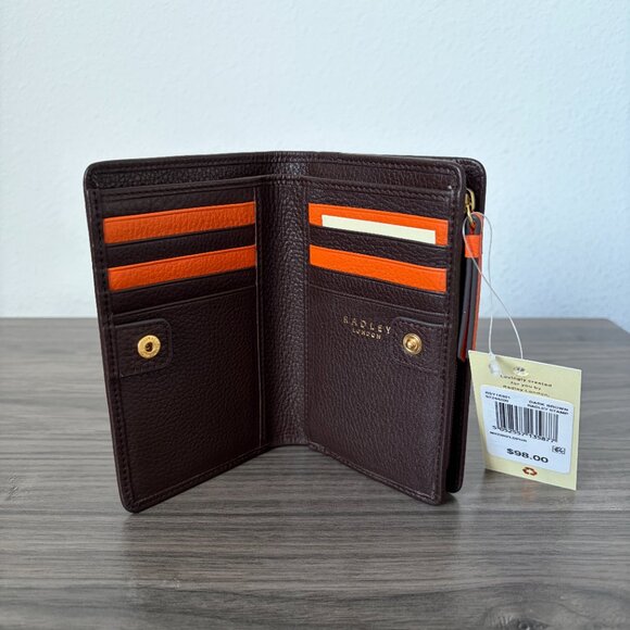 Radley London Radley Stamp Medium Bifold Wallet - Dark Brown - Picture 5 of 5